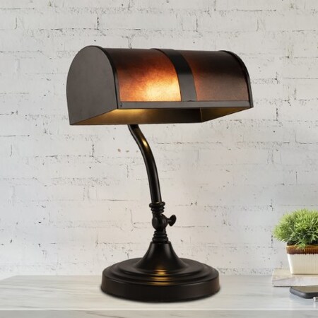 Hastings Home Mission Style Bankers LED Desk Lamp 195424JEH